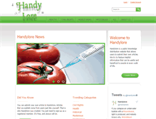 Tablet Screenshot of handylore.com